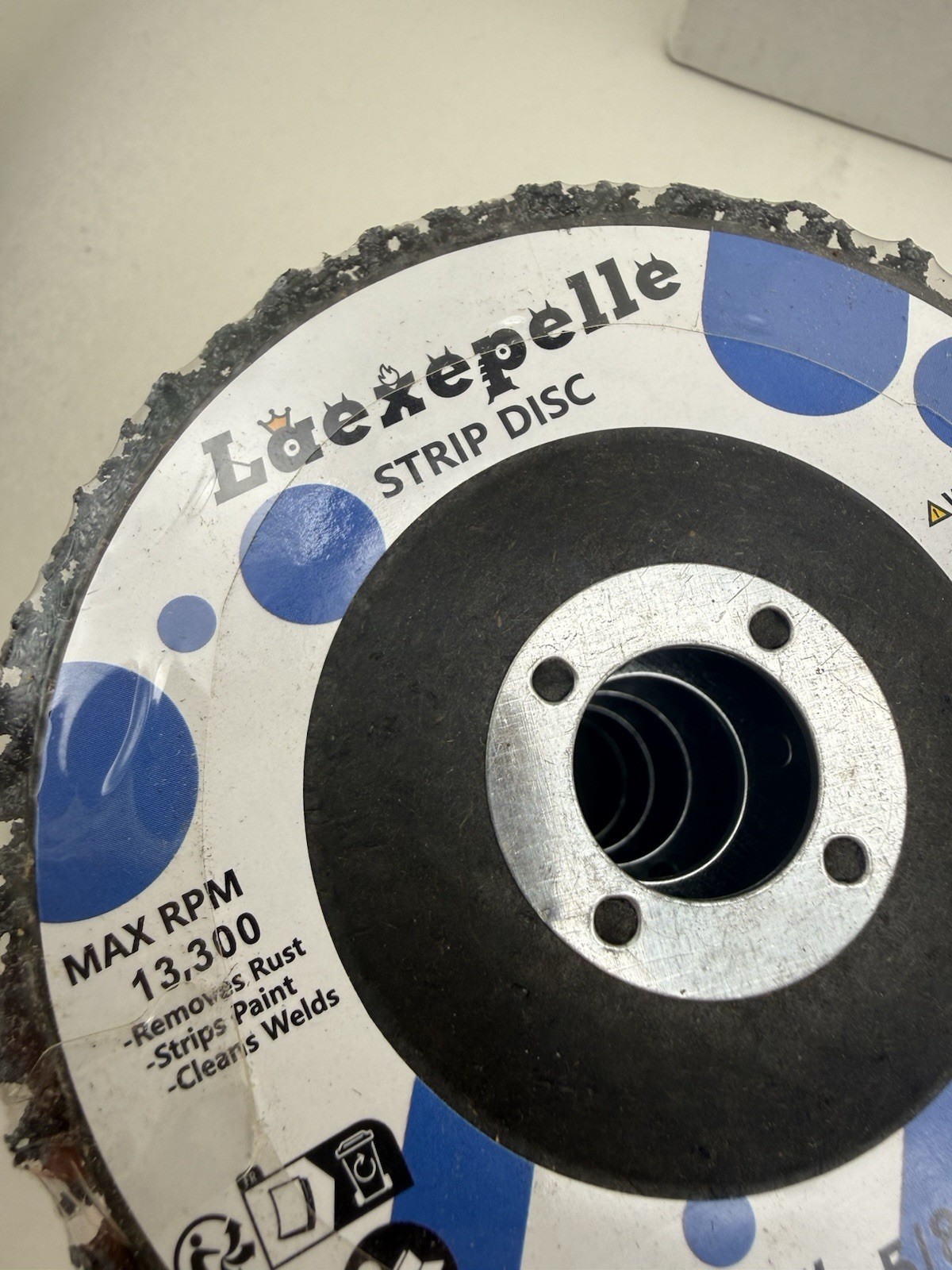 5 Pack Strip Discs 4″ x 5/8″ Arbor Size Stripping Wheels For Grinder New *READ..