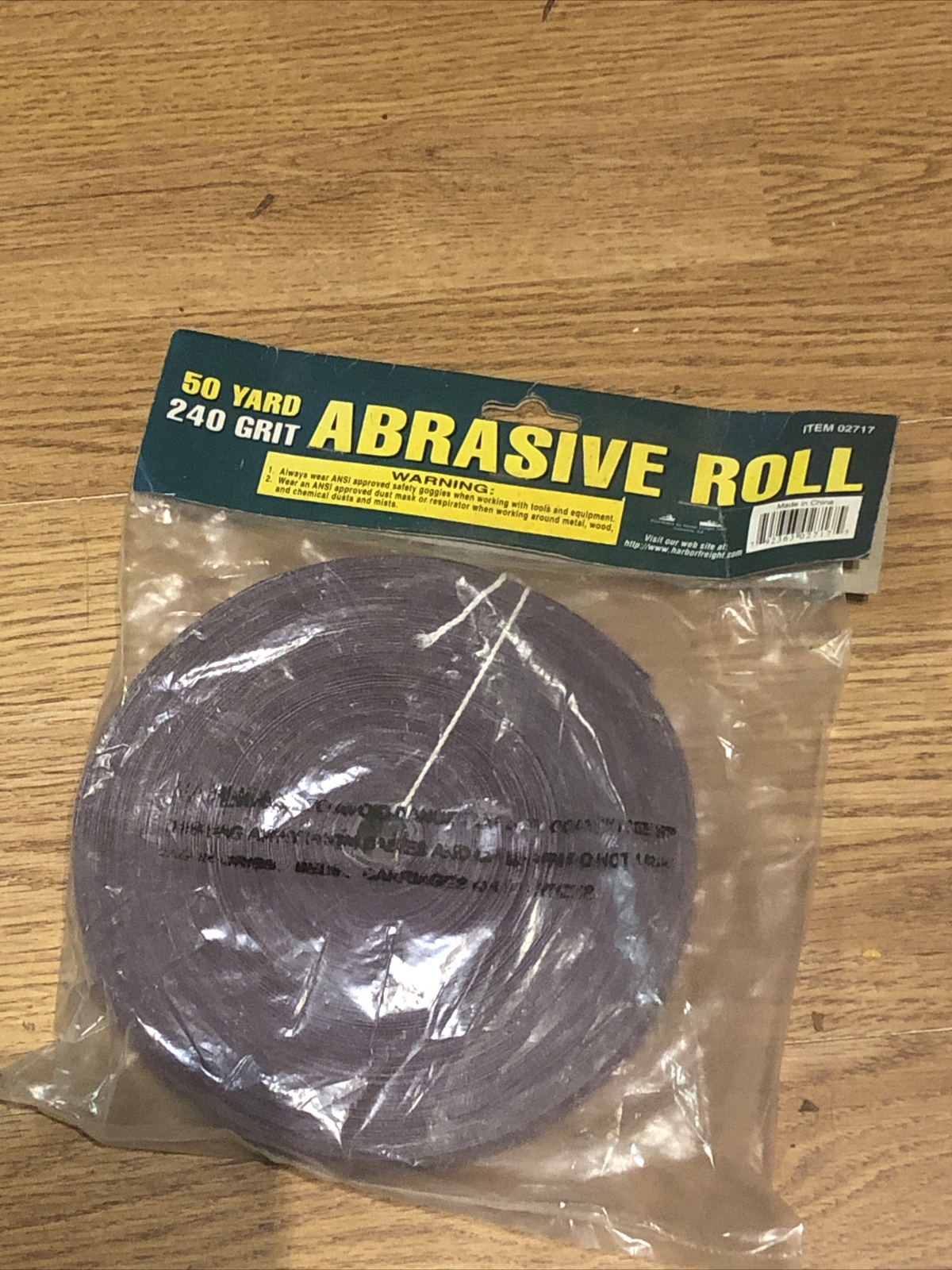 Abrasive Roll 50 Yards 240 grit brown alum ozide cloth backing 1 inch 2c2