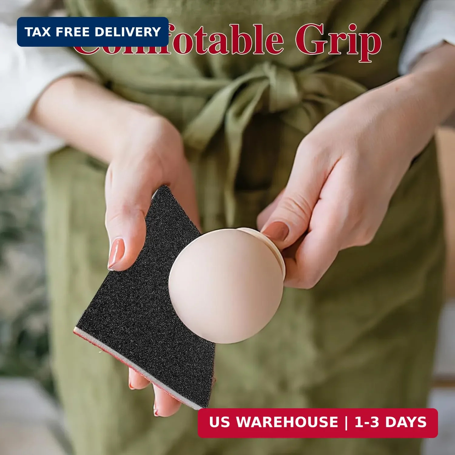 27 Pcs Sanding Sponge Pads 180 Grit, Wet Dry Washable Foam Sanding Block, Abrasi