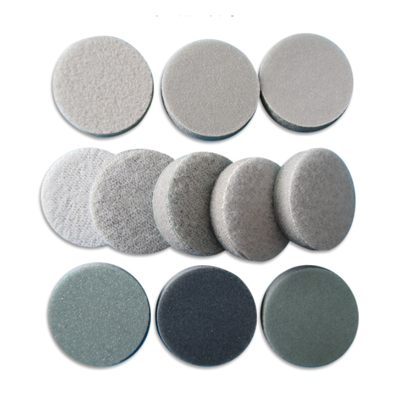 1 Inch 25mm Wet & Dry Sponge Sanding Discs 300-3000 Grit Hook & Loop Sandpaper