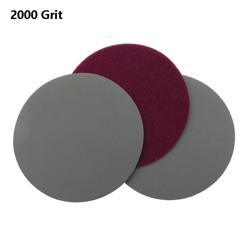 3″ 75mm Sanding Pads Discs Wet Dry Sander Hook Loop Sandpaper 400 – 10000 Grit