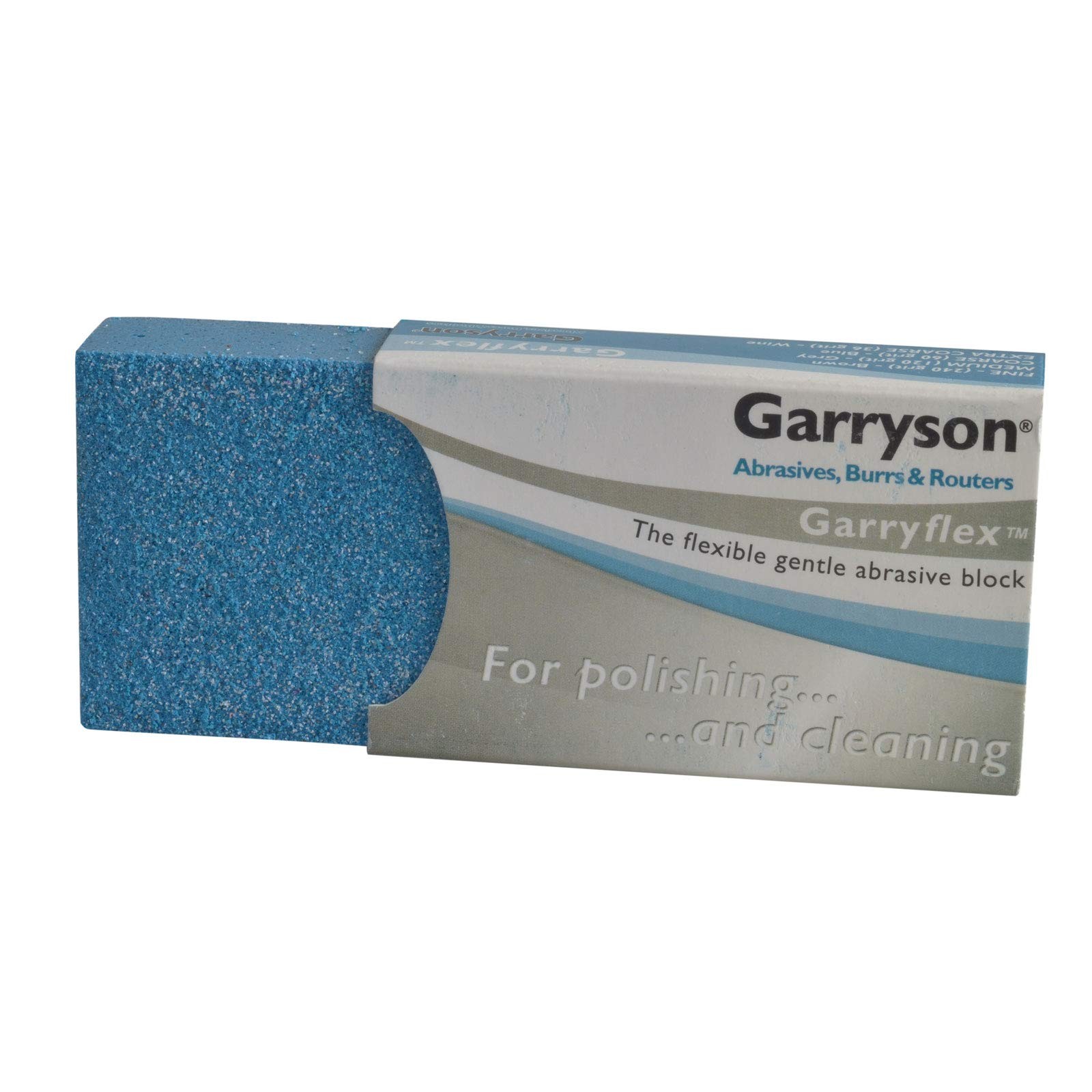 GB240 Garryflex Abrasive Block Fine 240grit for Metal Finishing Brown