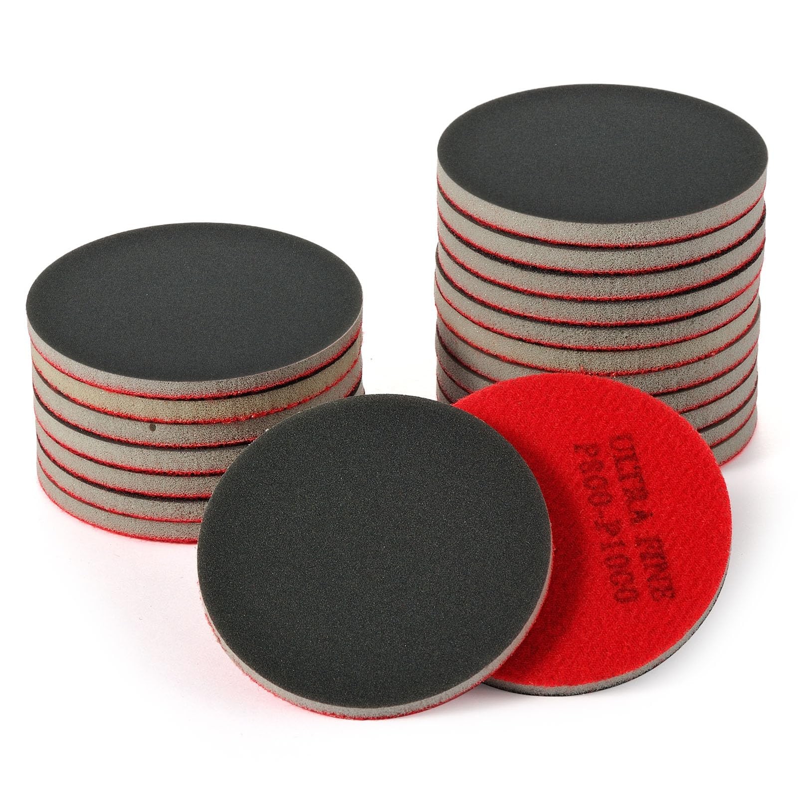 20 PCS 3″ Foam Sanding Sponge Set 8001000 Grit Wet Dry Block