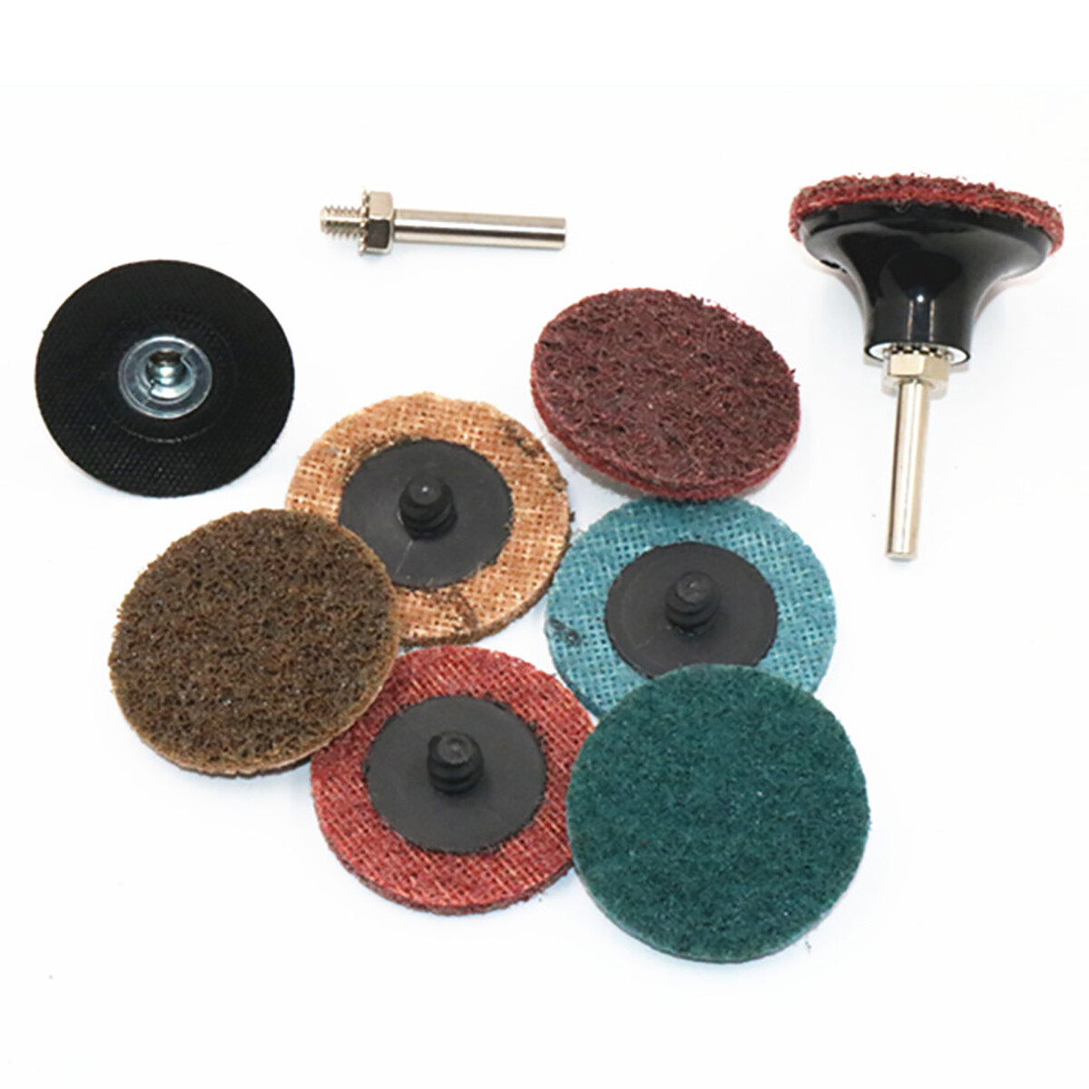 75mm 3″ Type R Roll Lock Quick Change Discs Die Grinder Sanding Pads 150 240 400
