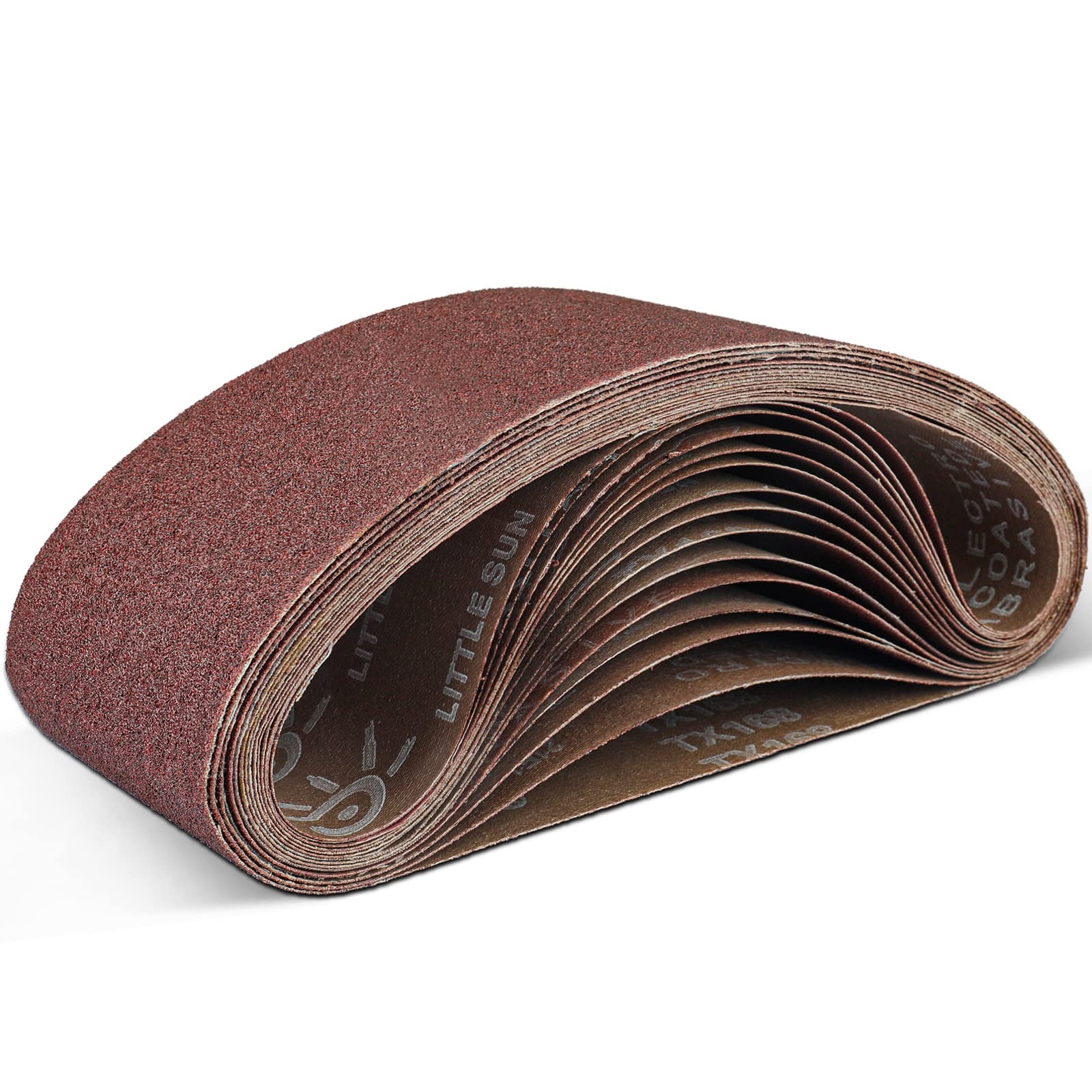 4×24 Sanding Belts 15PCS Belt Sander Paper Aluminum Oxide (3 Each of 80/120/1…