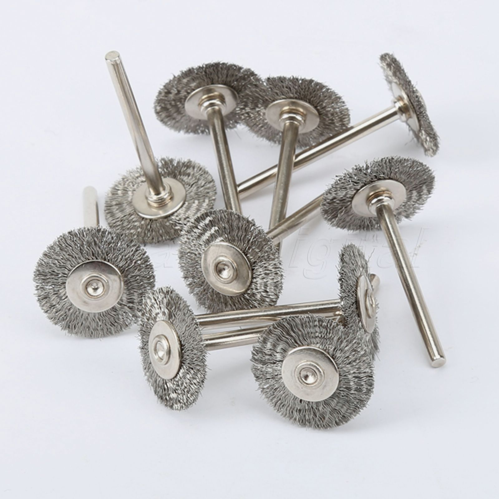22MM Stainless Steel Wheels Wire Brushes Rotary Tools Power for Die Grinder 10X