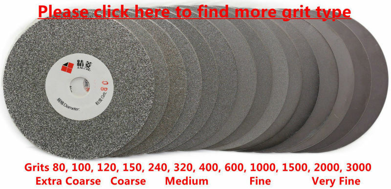 5″ inch 125mm Diamond Grinding Disc Grit 3000 for Grinder Gemstone Jewelry Glass