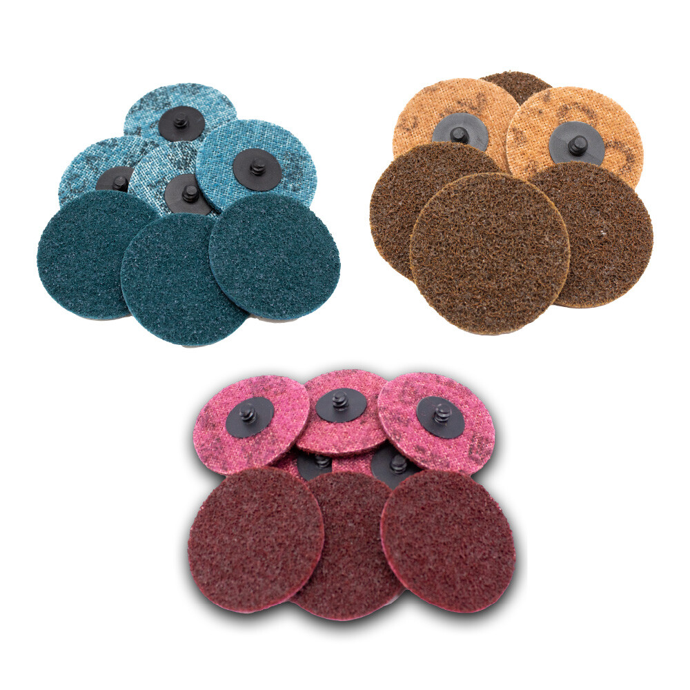 Pack of 25 – 3″ Abrasives Quick Change Nylon Discs, Surface Conditioning Discs