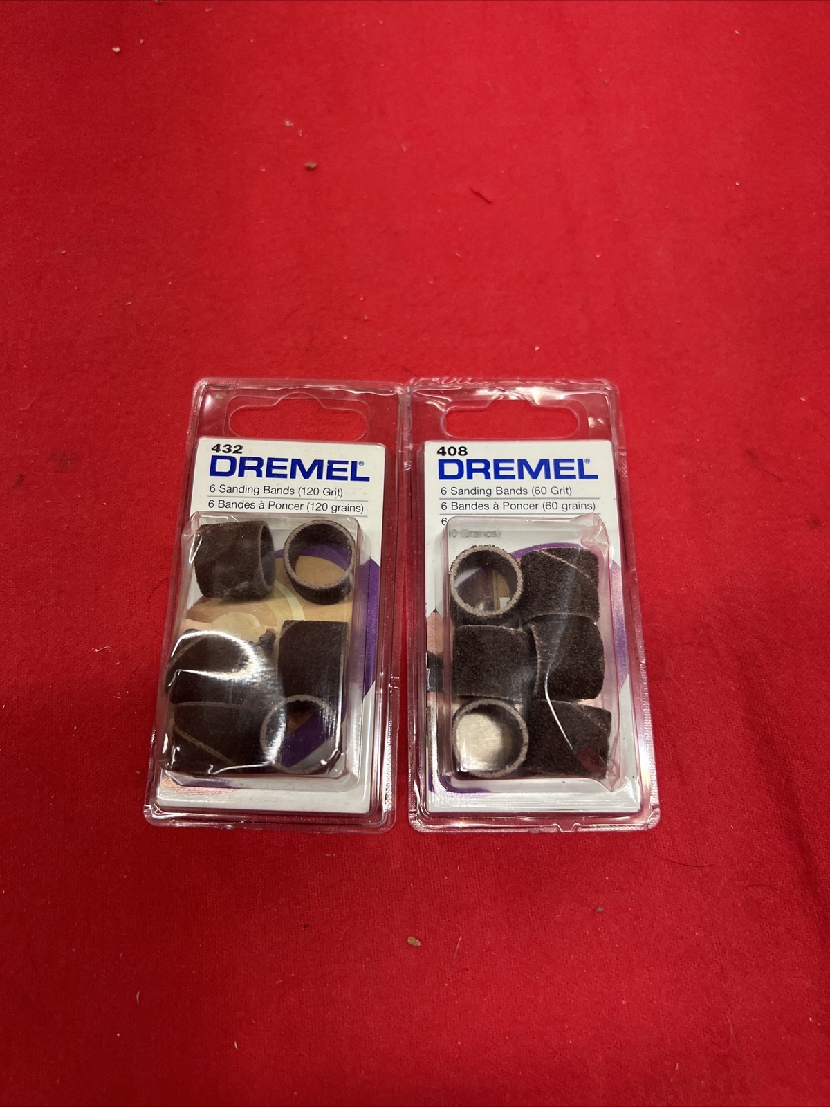 NEW Dremel 408 432 Sanding Drum 60 grit 1/2″ Rotary Tool Band Sleeve