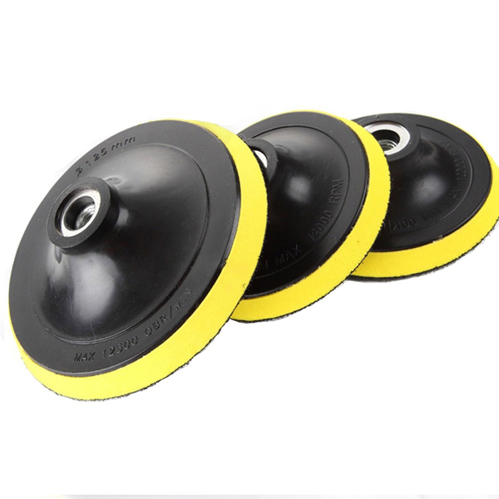 M10/M14 100-180mm Self-adhesive Hook Loop Backing Plate Sanding Disc Buffing Pad