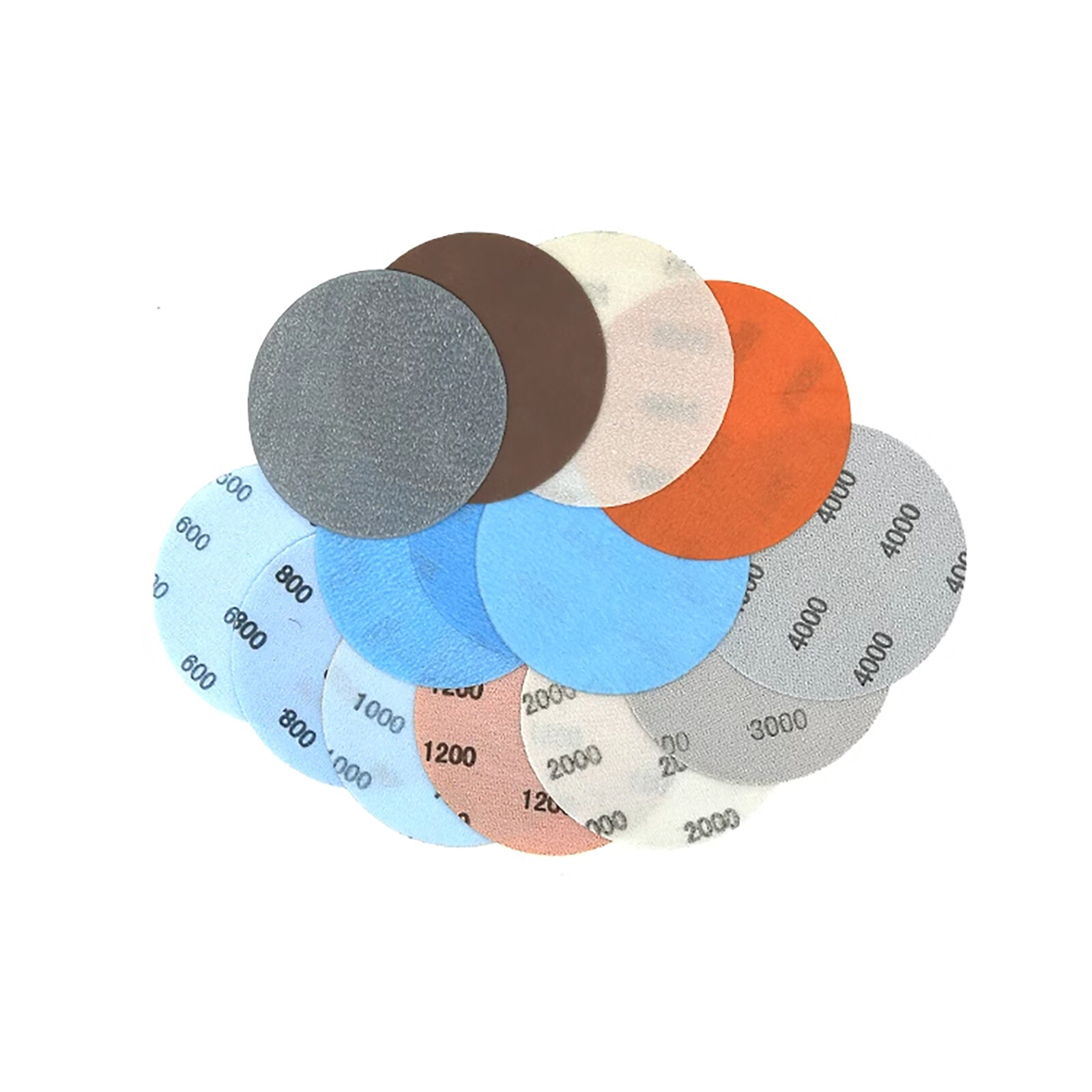 Sandpaper 600 To 5000 Mixed Grits Wood Metal Sanding Polishing Wet And Dry 125mm