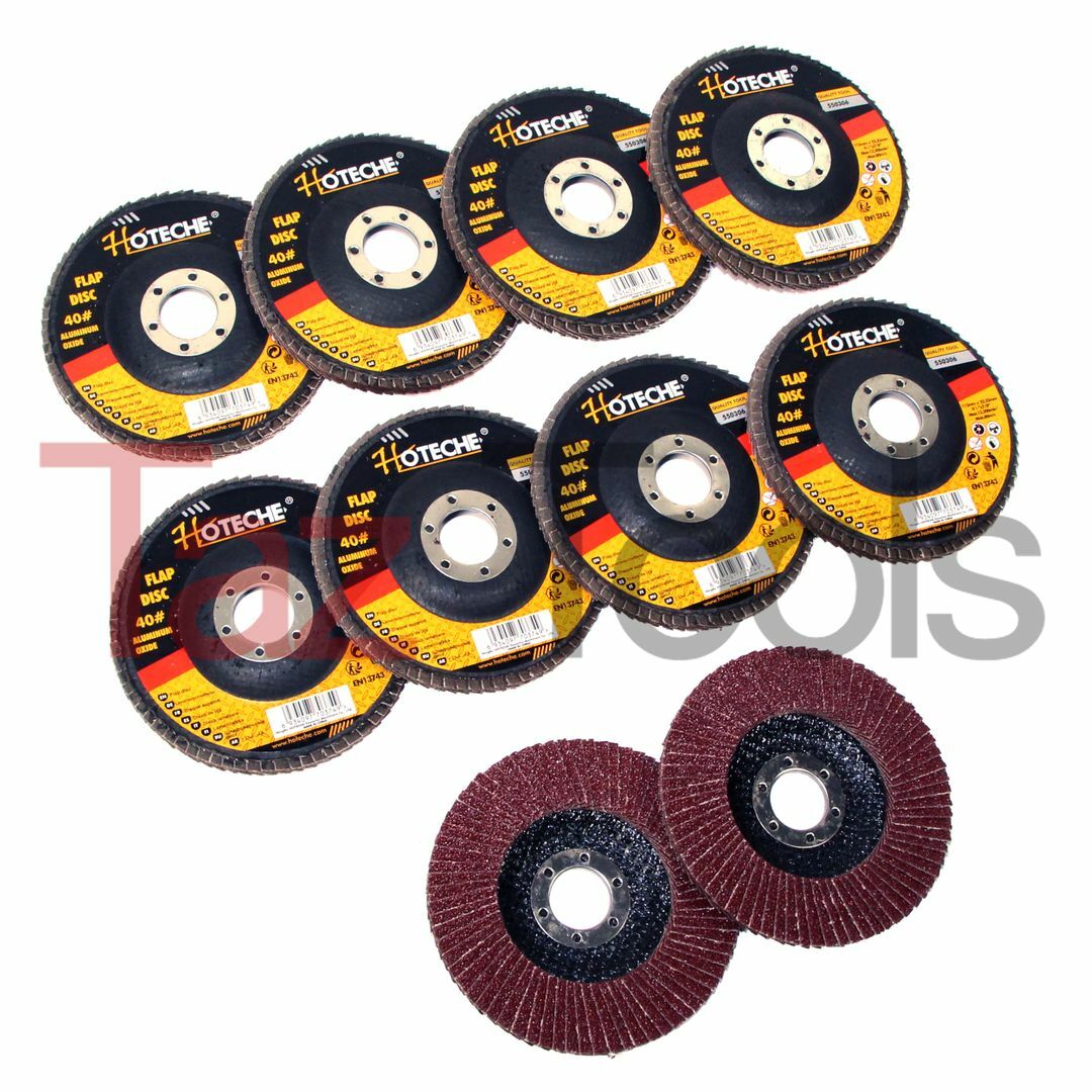 20PC 4-1/2″x7/8″ 40 GRIT Flap Disc Angle Grinding Sanding Wheels Aluminum Oxide