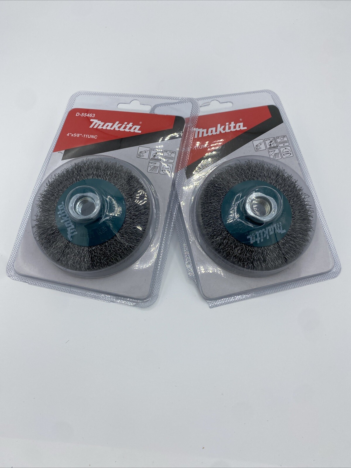 Makita 1 Piece – 4″ Light Crimped Wire Wheel Brush For Grinders On Metal 2 Pack