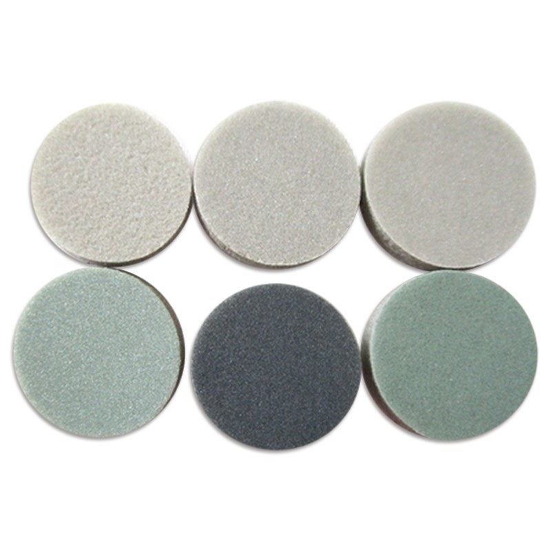 1.2″ – 30mm Foam Sponge Discs Sanding Orbital Hook Loop Sandpaper Pad 300 – 3000