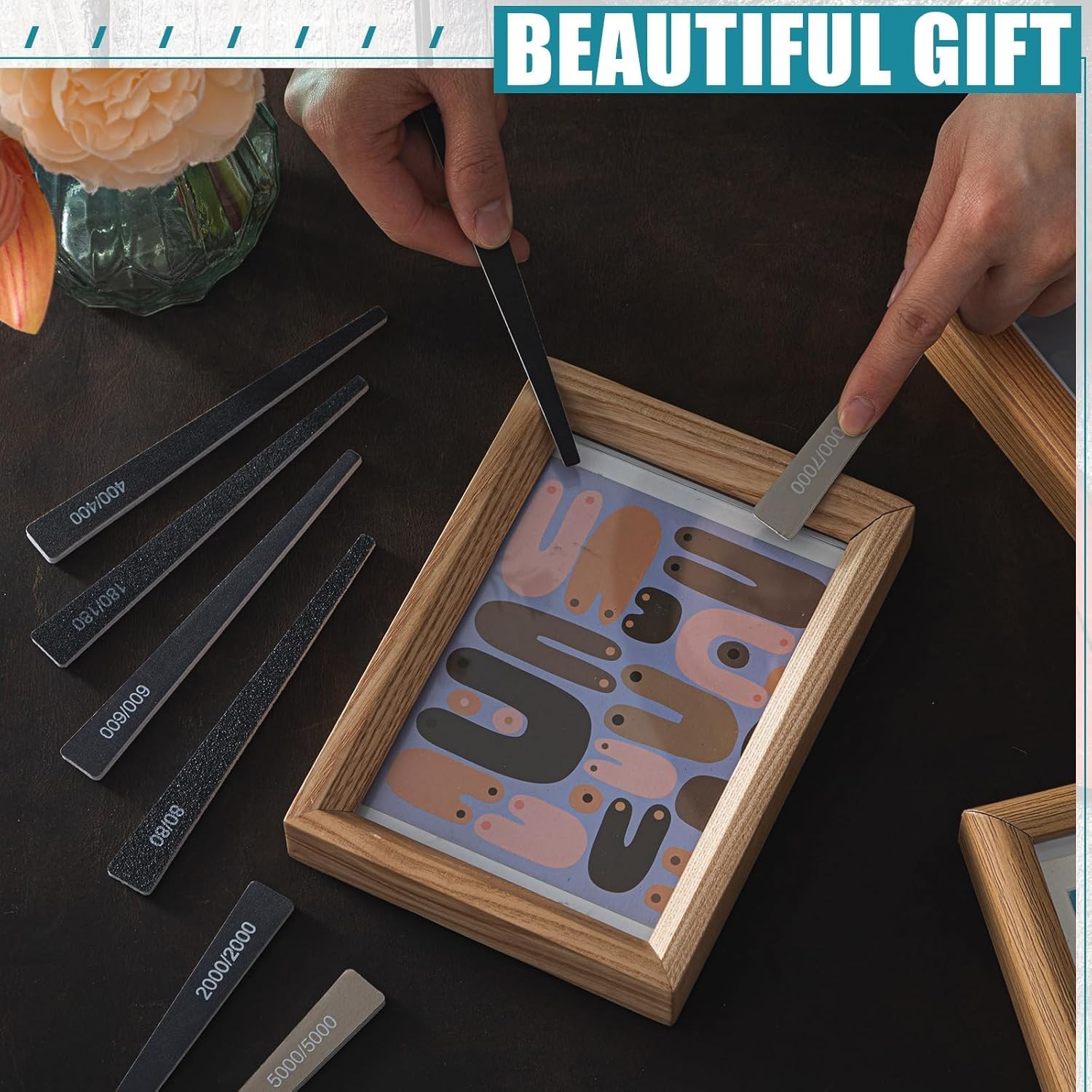 Comprehensive 20-Pcs Sanding Stick Set – Ideal for Wood, Metal & Plastic Crafts
