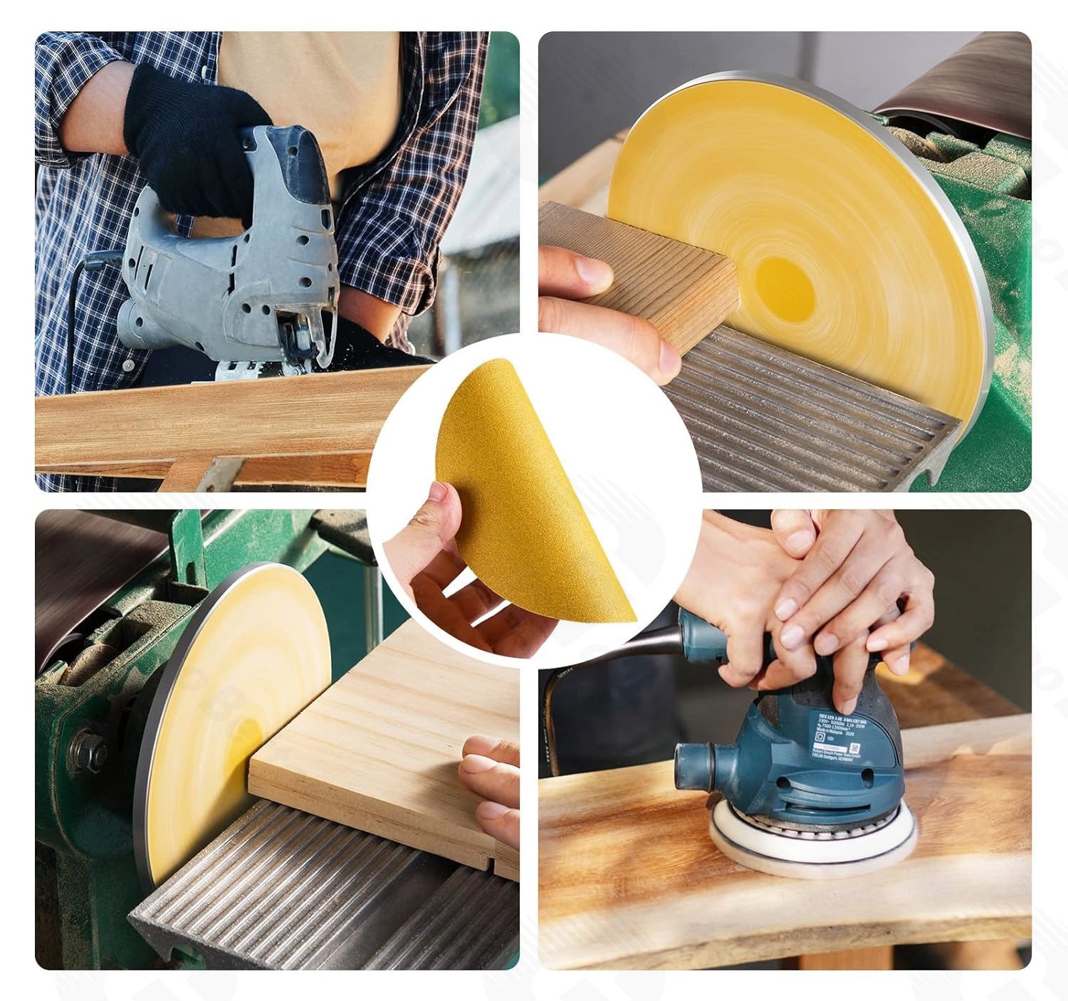 6 in 600 Grit PSA Sanding Disc Sticky Back Sandpaper 100 Roll Adhesive DA Sander