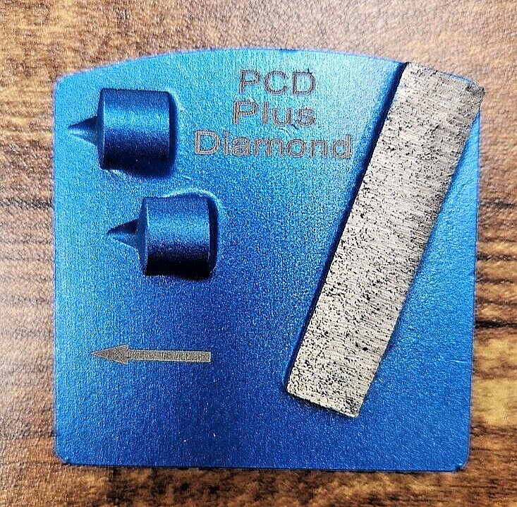 Virginia Abrasives Trapezoid Grinder Tooling PCD + Diamond 425-H08670 (3pk)