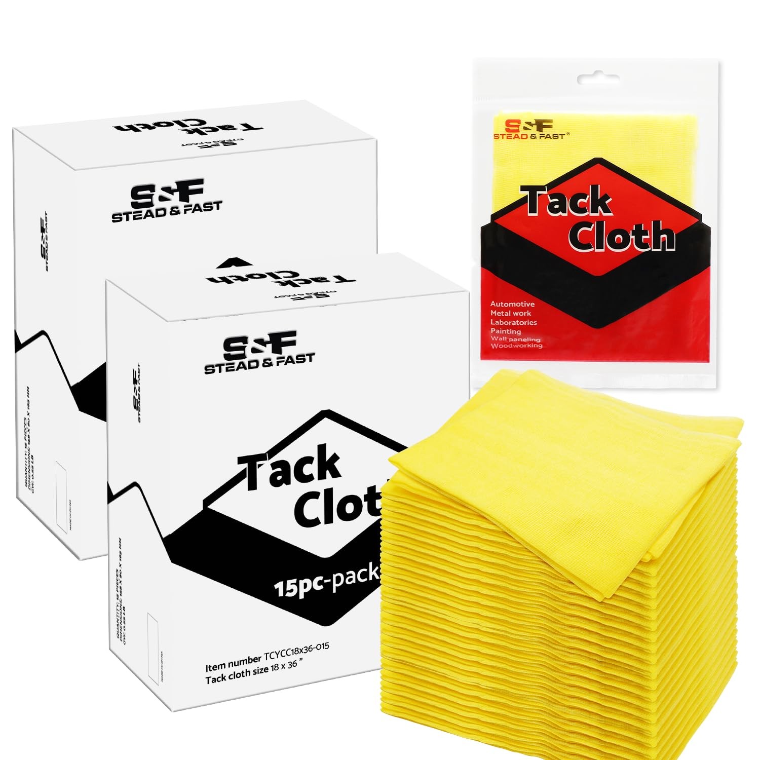Tack Cloth Automotive Painting, 30-pc Tack Cloths for Removing Dust 18″ x 36″…