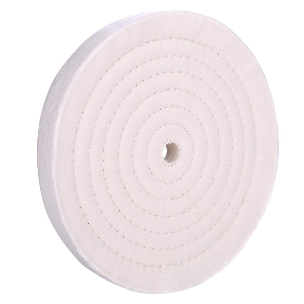 Buffing Polishing Wheel 10 Inch Extra Thick Fine Cotton (70 Ply) Bench Grinder