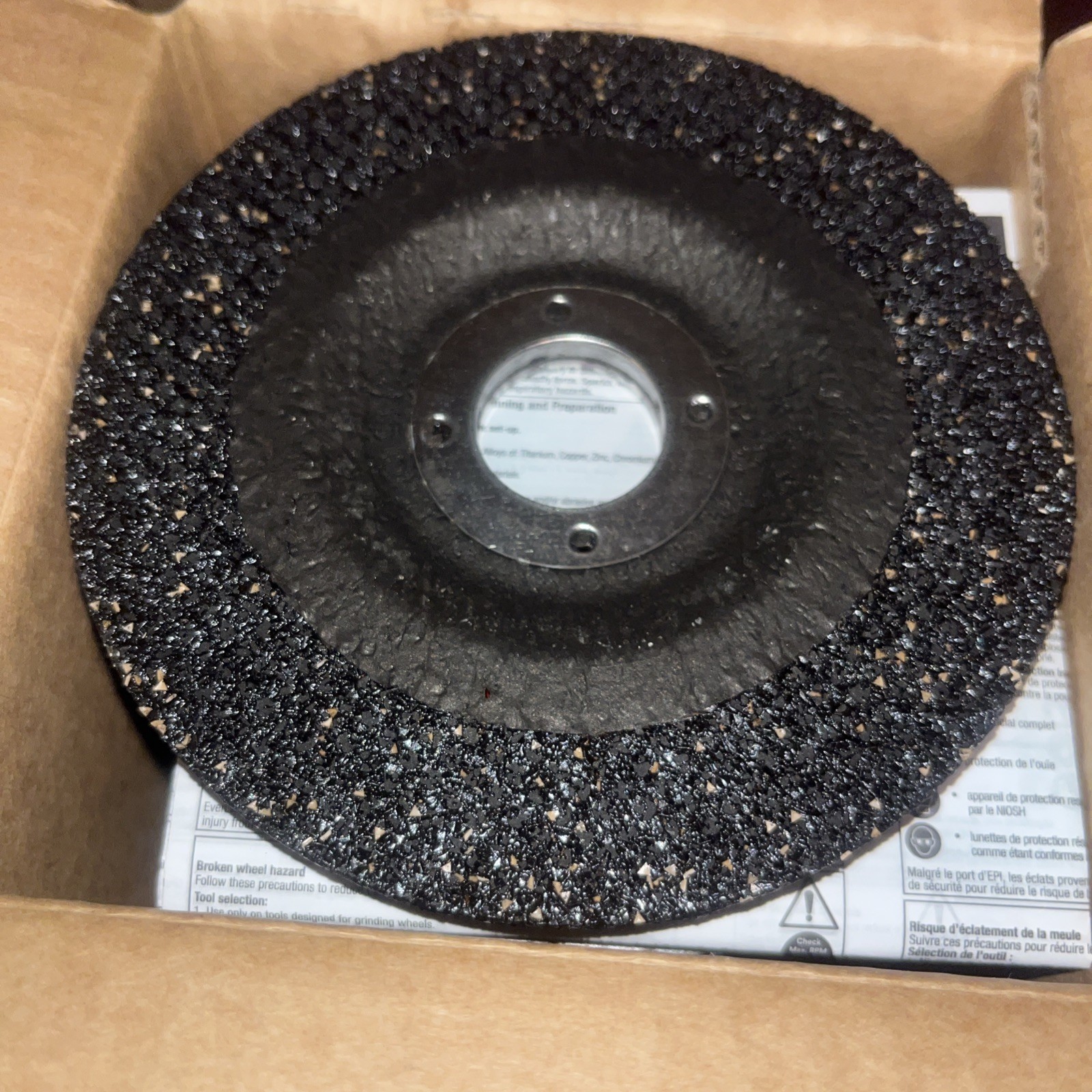 Case/10 3M 87453 Silver Grinding Wheel 4.5″x1/4″x7/8″ T27, 36+ Grit,