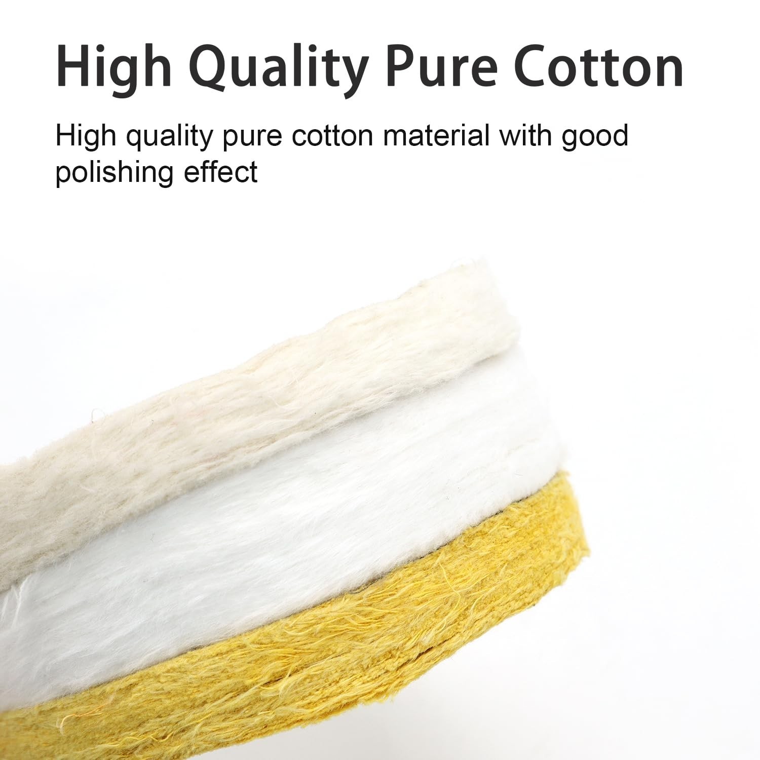 Versatile Cotton Buffing Wheels 6″ – Soft to Rough Finishes for Bench Grinders
