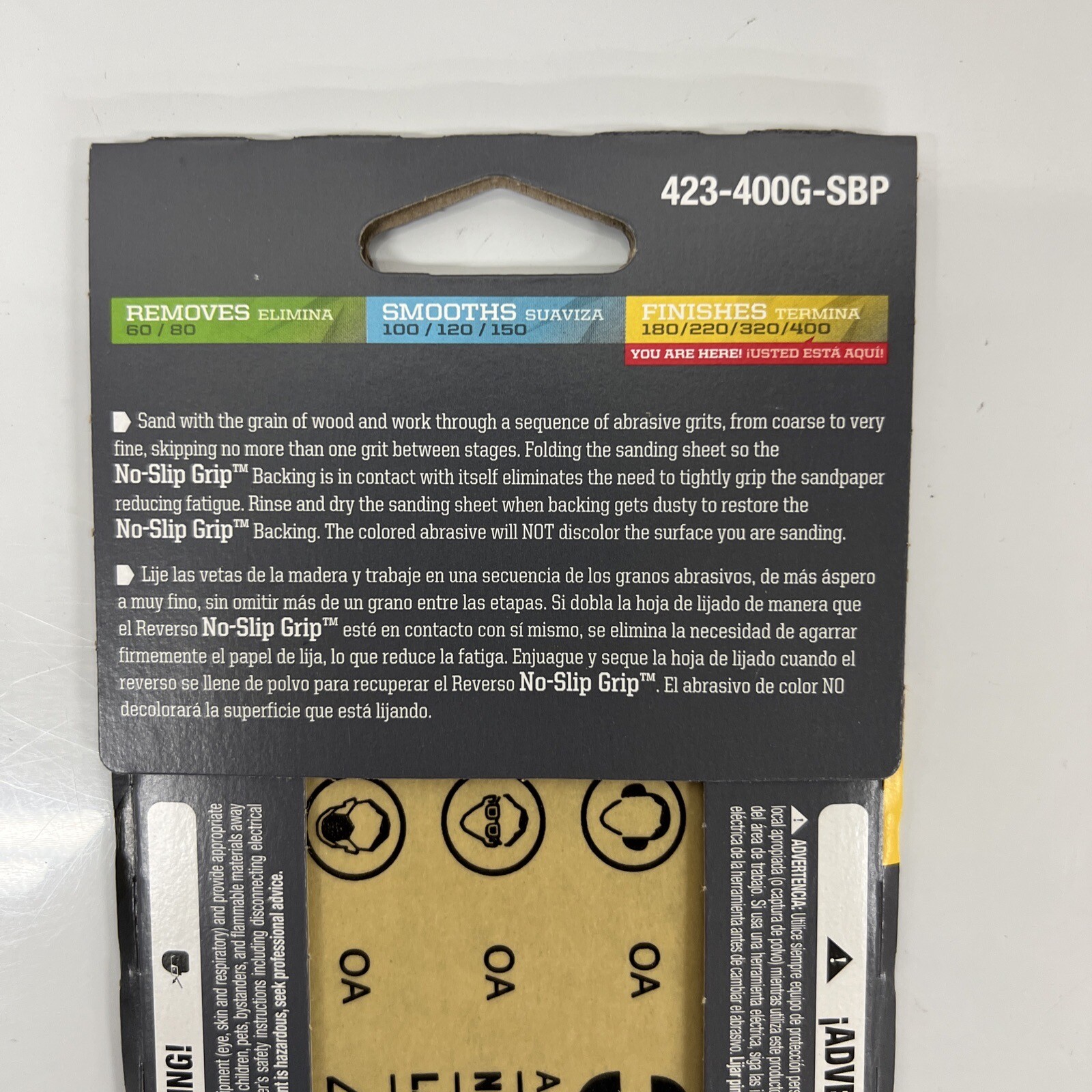 3M SandBlaster Pro Extra Fine 400 Grit Sheet Sandpaper 2 Pack