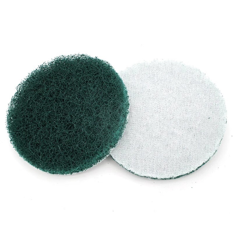 4″ 100mm Hook & Loop Scouring Pad Flocking Sanding Discs 240-3000 Grit Polishing