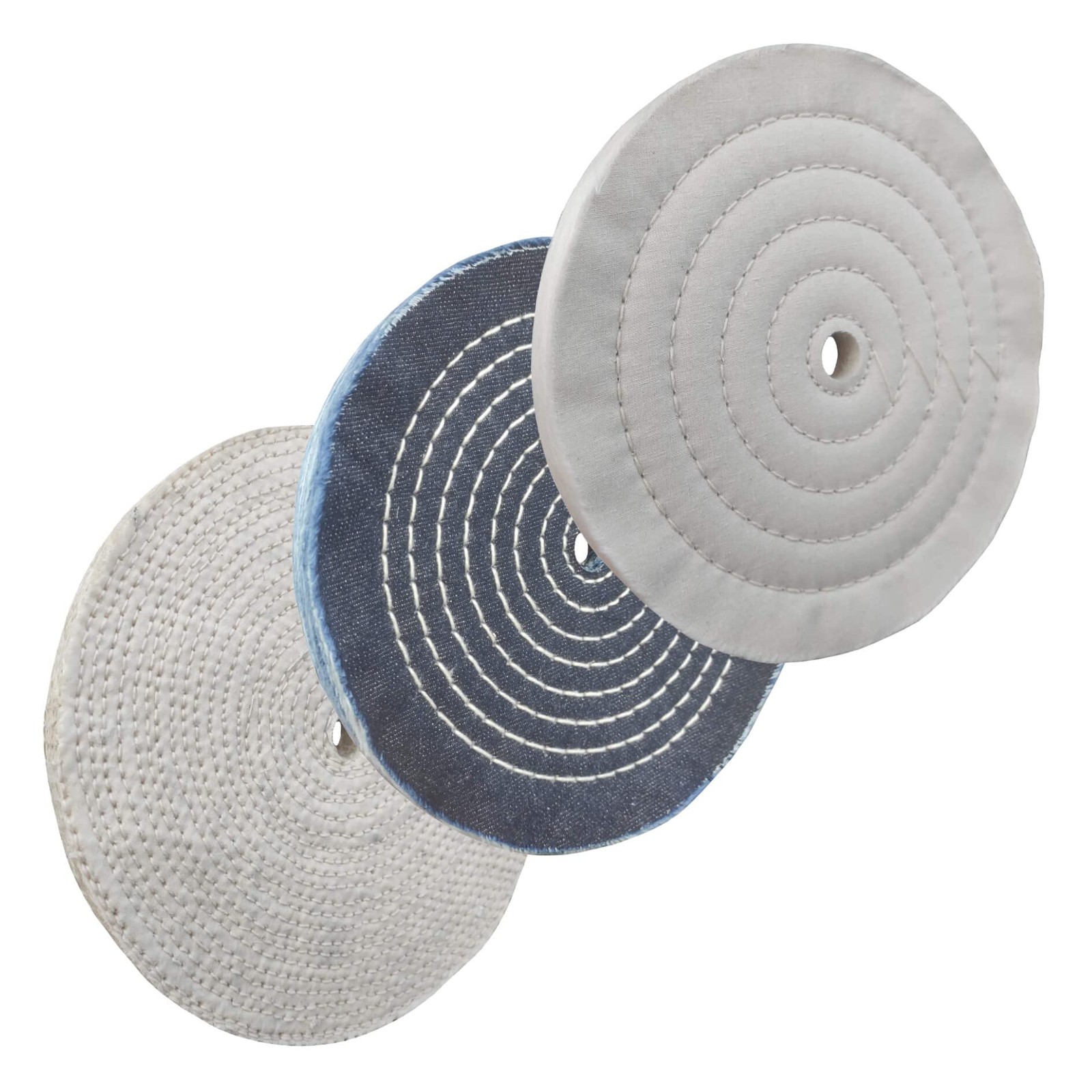 3PC 8 Inch Polishing Buffing Wheel Kit for Bench Grinder, with Each 1PC Sisal…