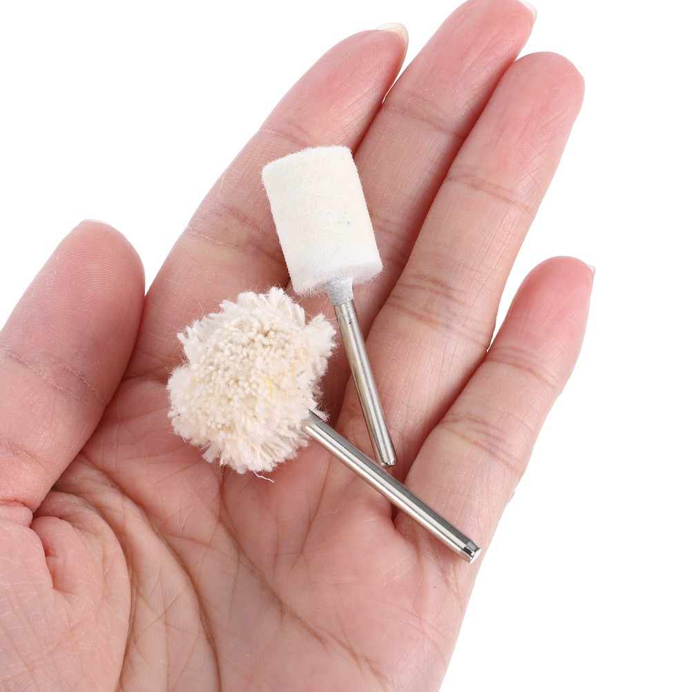 50 Pcs Polishing Buffing Wheel Brush Mini Kit for Jewelry Watch Repair