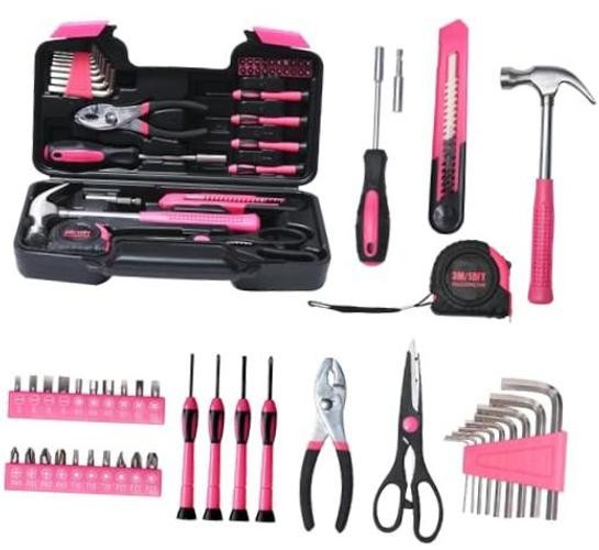 39-Piece Hardware Combination Tool Set, Carbon Steel Manual Toolboxmano para