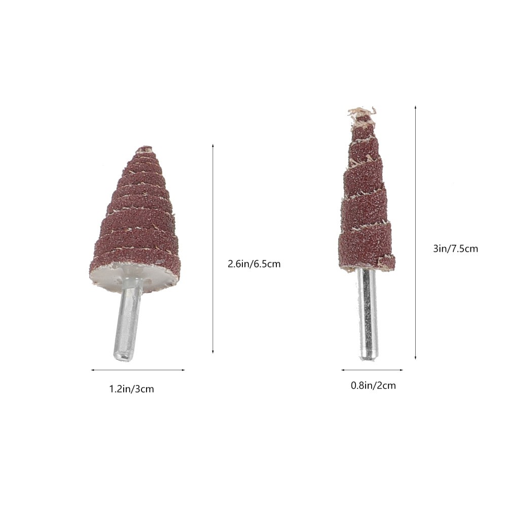 Small Abrasive Flap Wheels Kit with Cone Shaped Sandpaper for Efficient Grinding