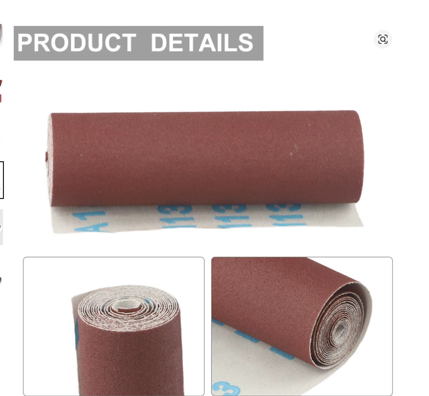 Emery Cloth Sandpaper Roll 1pc Wooden Water Polishing Sandpaper – NEW