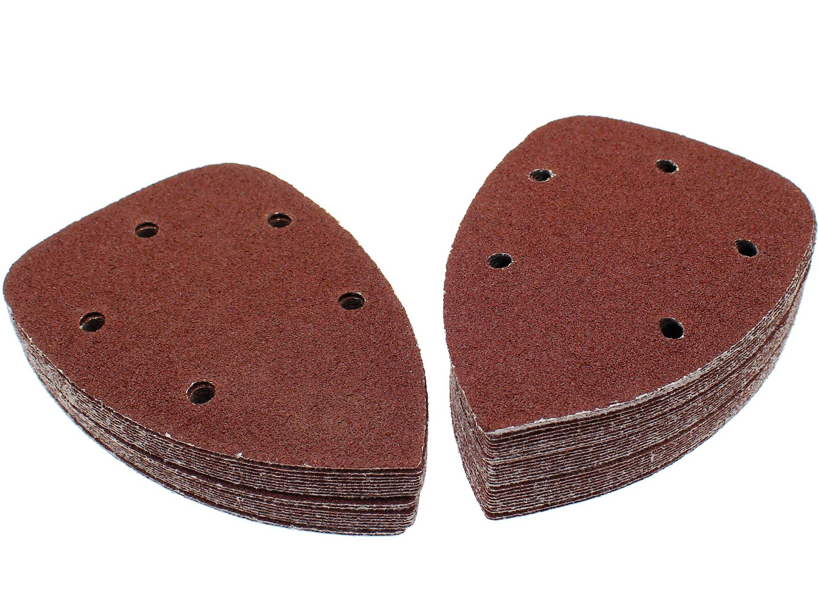 50 Pcs Mouse Detail Sander Sandpaper, 60 Grit, 5 Hole