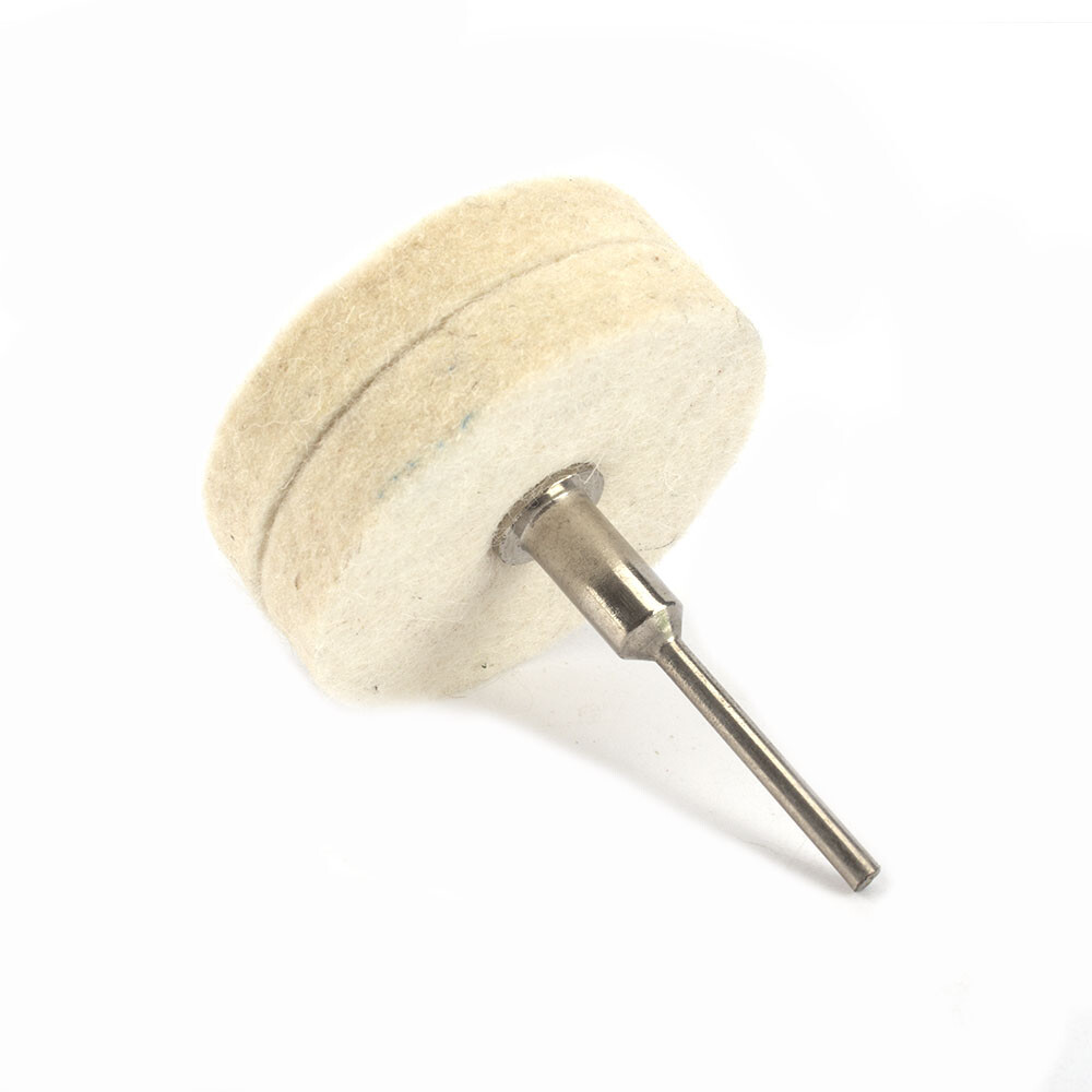 2 Inch Wool Felt Buffing Pad Polishing Wheel Grinding Disc With 1/8″ 1/4″ Shank