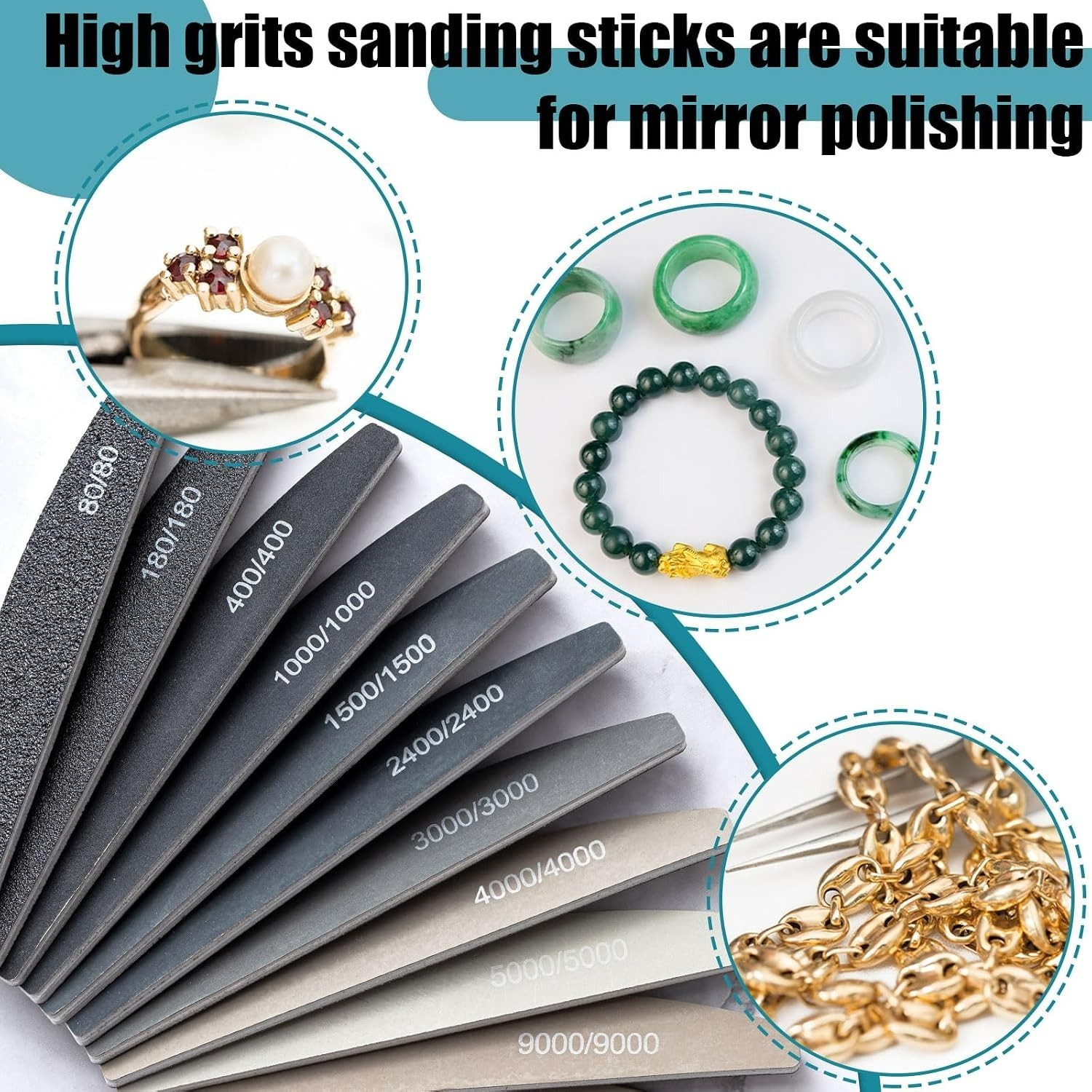 Versatile Sanding Sticks Set – 20 Ceramic Tools for Model Crafting & Polishing