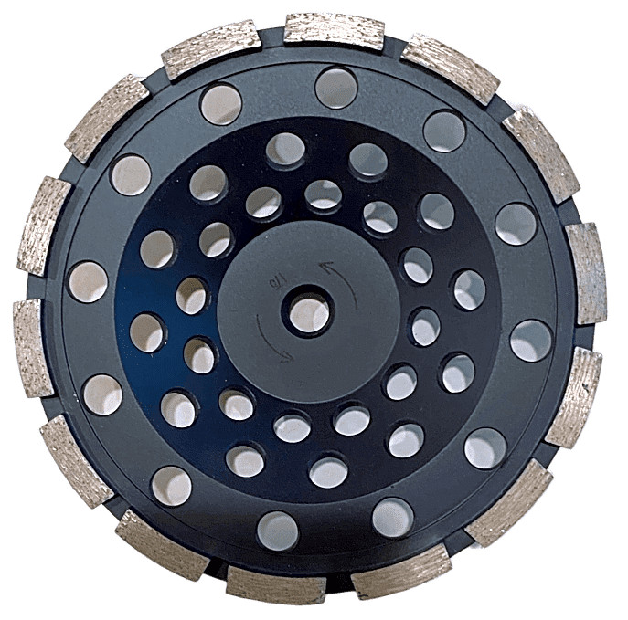 7″ Diamond Cup Wheel for Grinding Concrete Masonry 5/8″-11 Thread