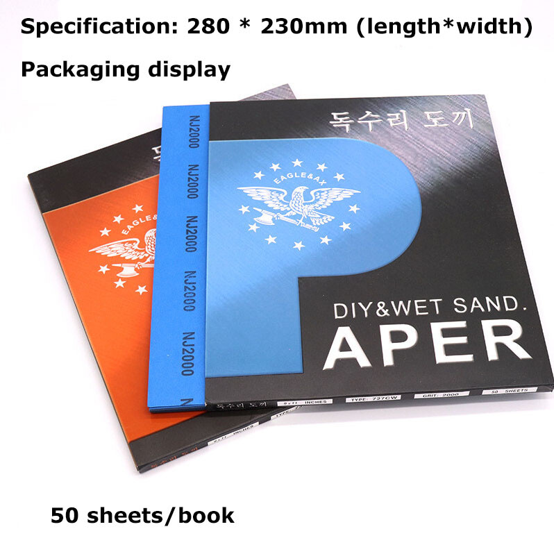 9” x 11” 80-10000 Grit Wet Dry Sandpaper Sanding Paper Sheets Auto Metal Wood
