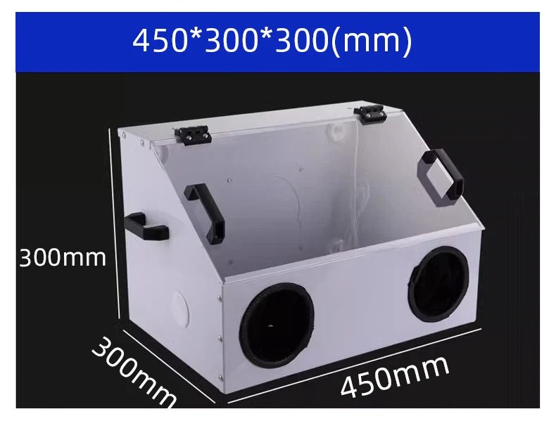 Compact Water Curtain Spray Booth with Negative Pressure Exhaust Fan ForHome Use