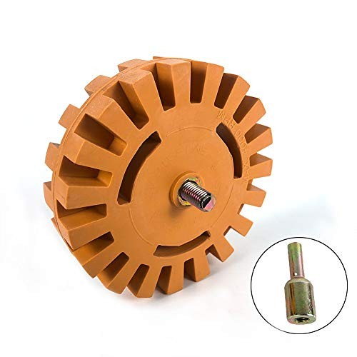 Removal Eraser Wheel Tool Kit, 4 Inch Rubber Power Drill 1PC 4″ wheel