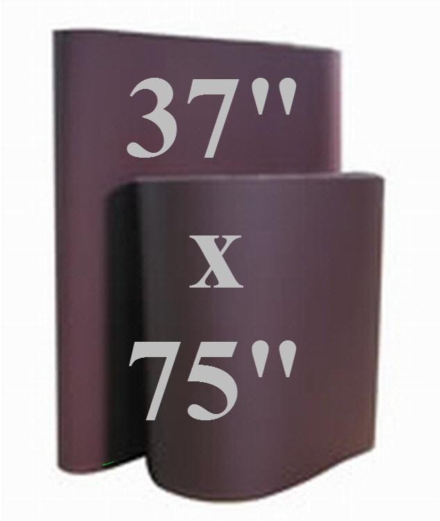 2SAND 37 in x 75 in Wide Sanding Belt Aluminum Oxide Choose Grit