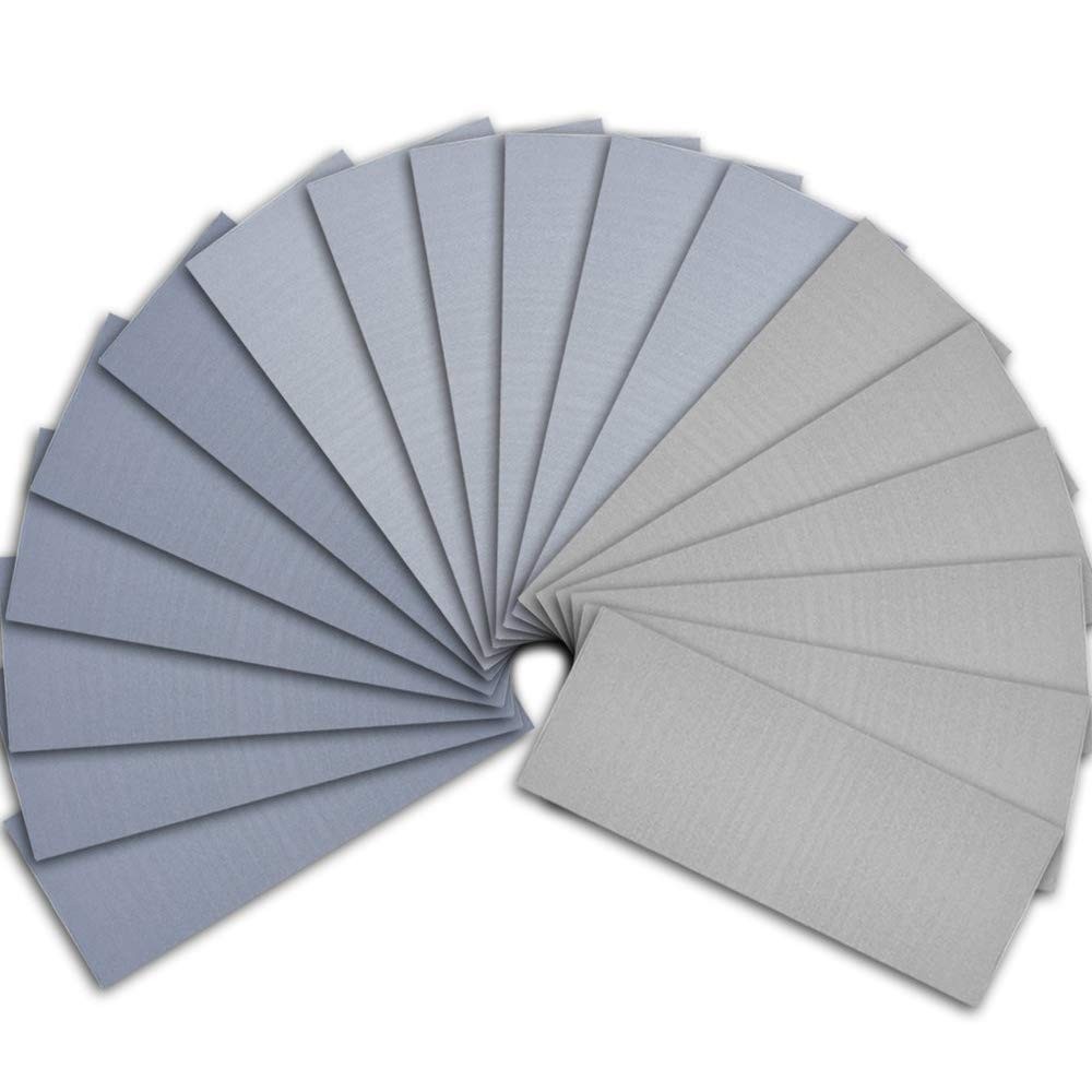 Quality 18 Pcs 9×3.6 Inch Sandpaper Assortment for Superior Automotive Finishing
