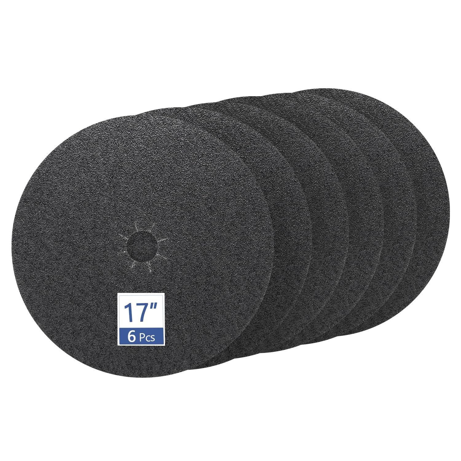 Floor Sanding Disc Cloth-Backed Silicon Carbide，17″ x 2″ Holes for Concrete, …