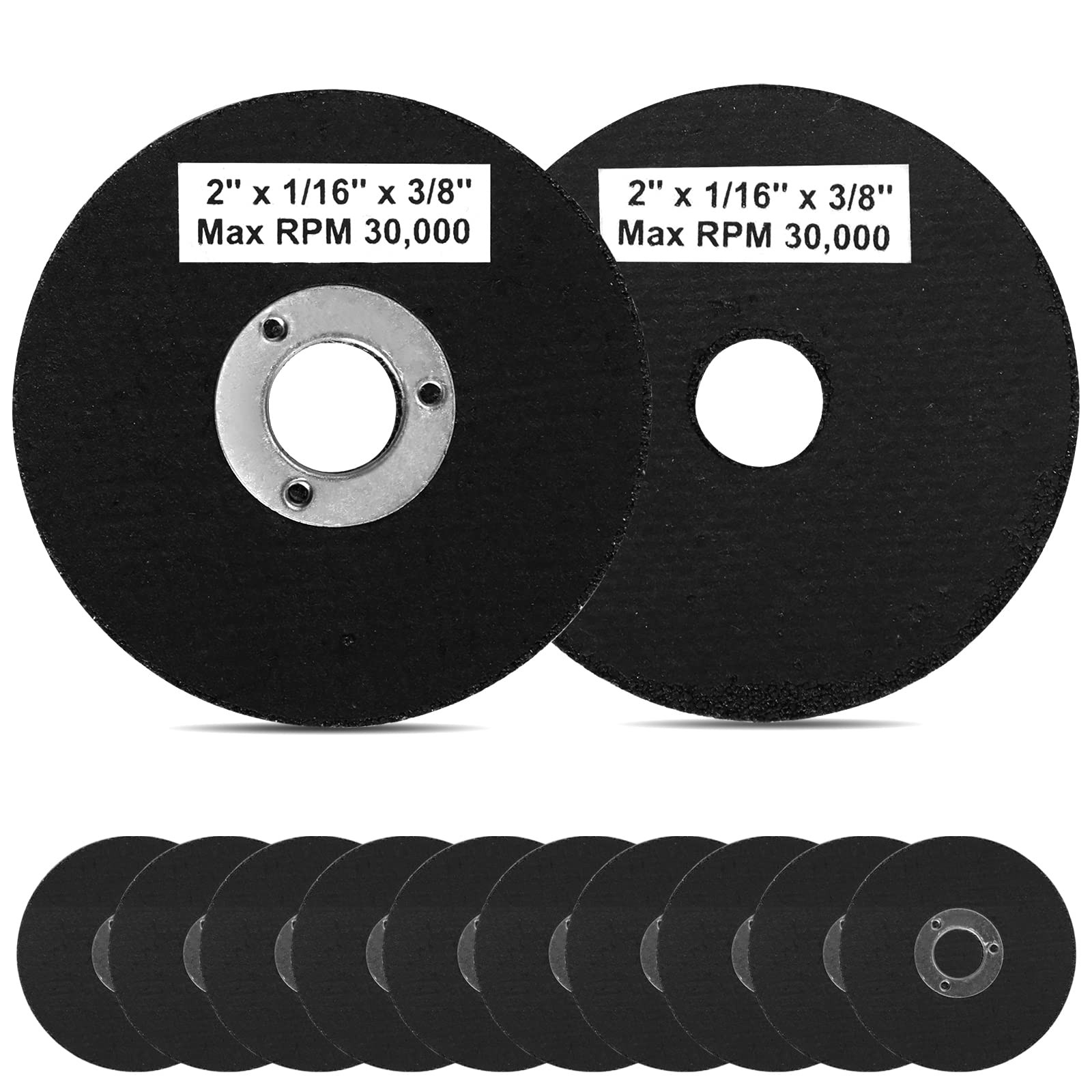 SI FANG 2 Inch Die Grinder Cut Off Wheels 10Pcs 2 inch x 1/16 x 3/8