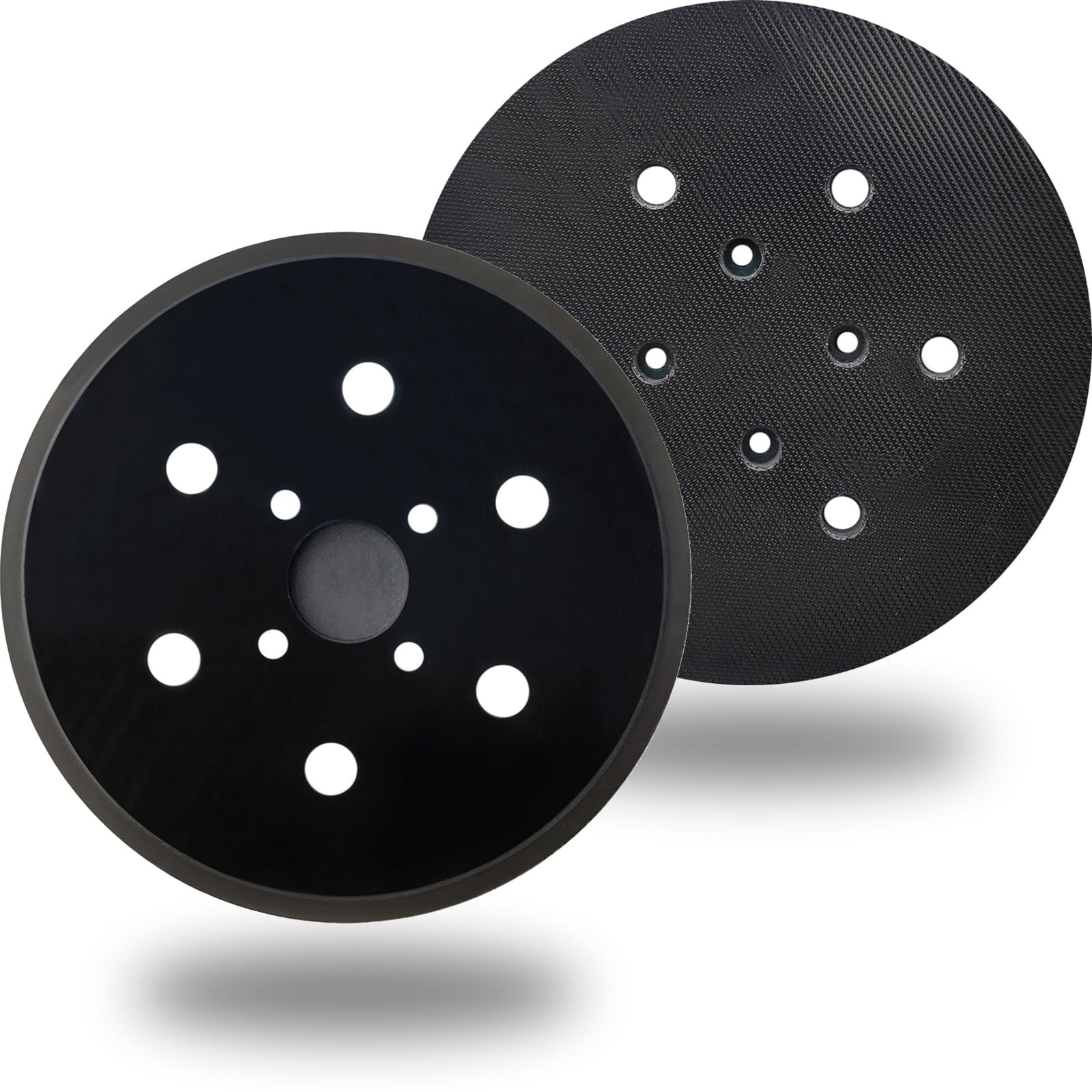 6 Inch Hook & Loop Sanding Pad with 6 Holes – Ideal Replacement for Black