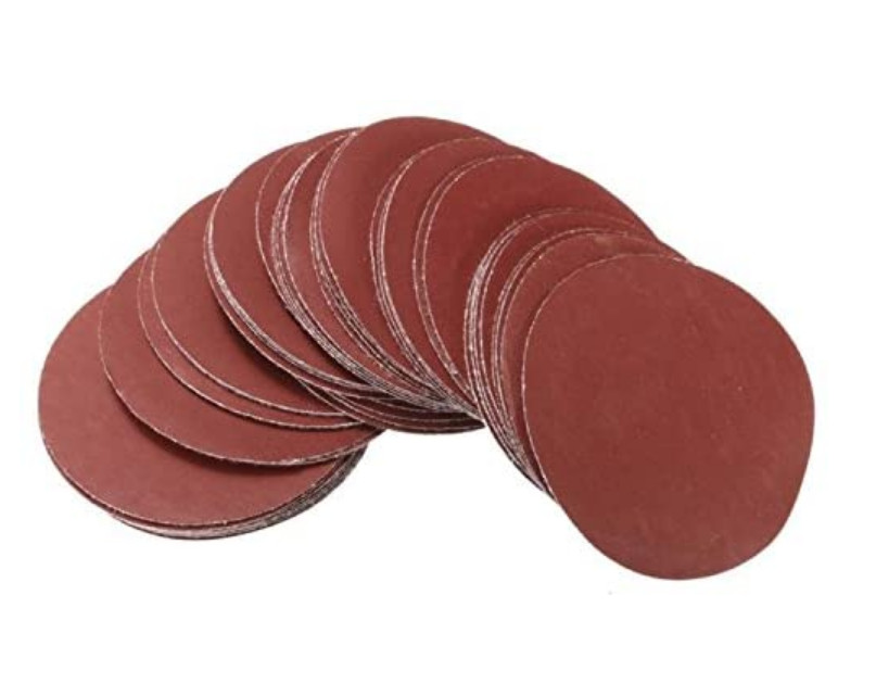 30pcs/set 7inch 180mm Red Grain Hook&Loop 80-320 Grit Sandpaper discs