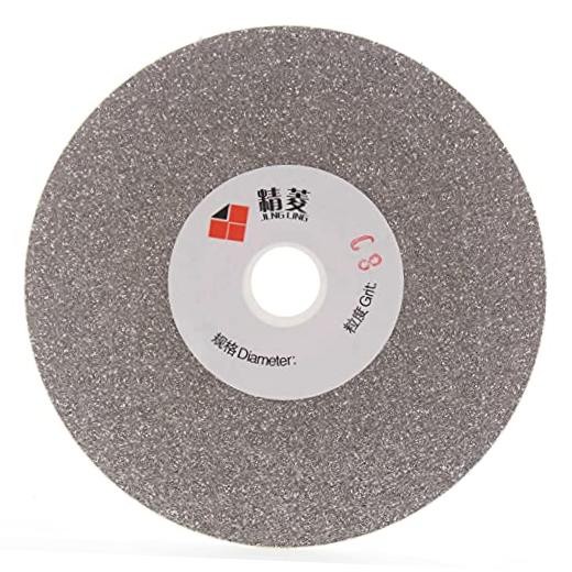 4 inch 100mm Diamond Flat Lap Disc Grinding Disk Arbor 5/8 Coarse Grit 80