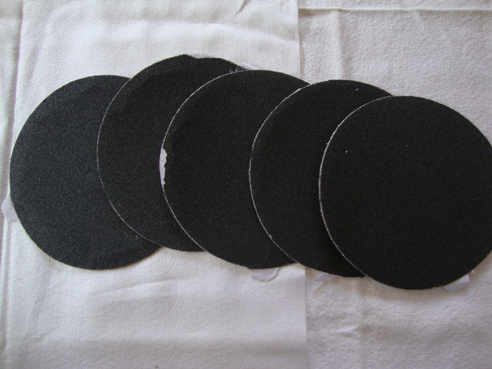 5″ Inch 5 Sandpaper Disks P320 Grit Peel and Stick Adhesive Abrasive Sand Paper