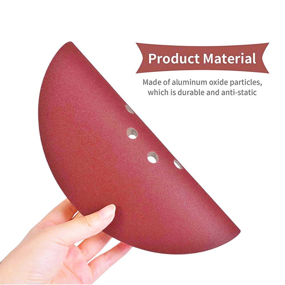225mm Sanding Discs 24 36 40 60 – 2000 Grit 6 8 Hole Hook and Loop Sanding Discs