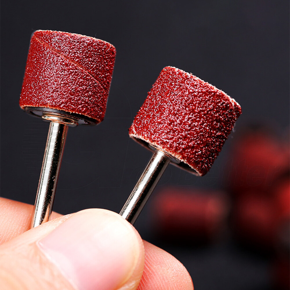 Sanding Bands Nail Drill Bit Sanding Drum Kit 80-600 Grit For Dremel Rotary Tool