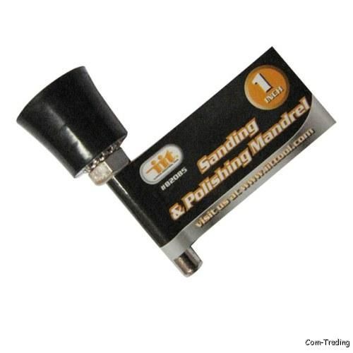 IIT 1″ Roll Lock Mandrel For Sanding Discs And Wheels 1/4″ Shank R Style 82085